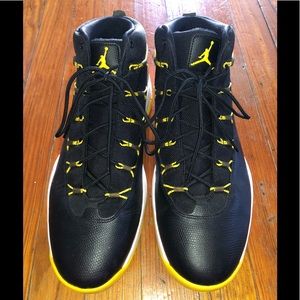 Air Jordan Black/Yellow Shoes Size 13
